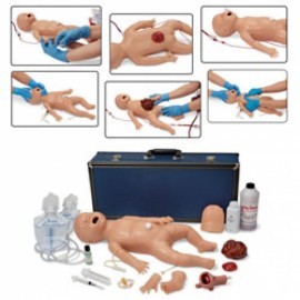Simulador neonatal para practicar...