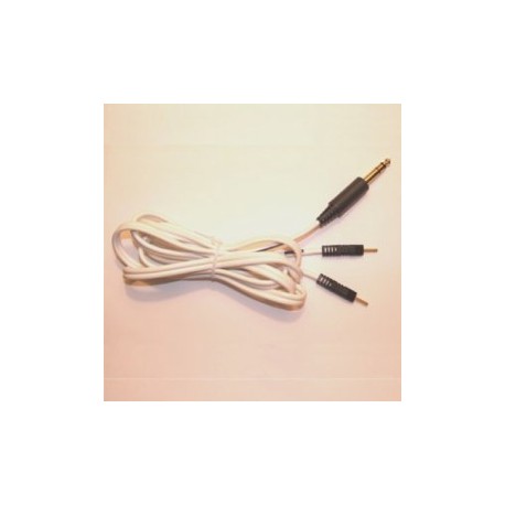 Cable estéreo 2 pin negro 1.8 M
